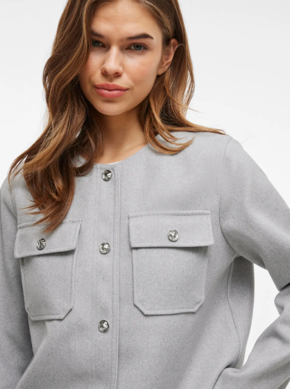 Solo Jacket - Light Grey Melange