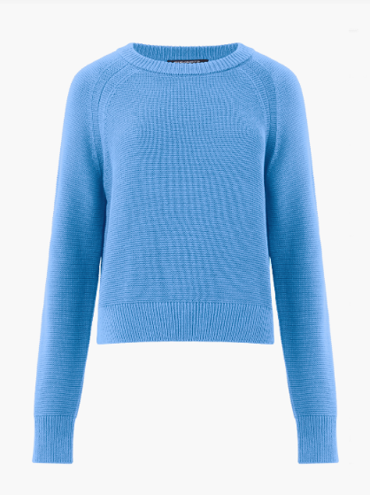 French Connection Lily Mozart Knit - Cornflower Blue