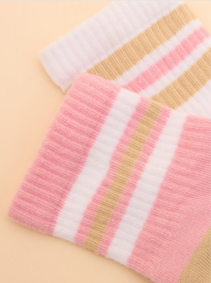 Joules Volley Tennis Socks - Pink