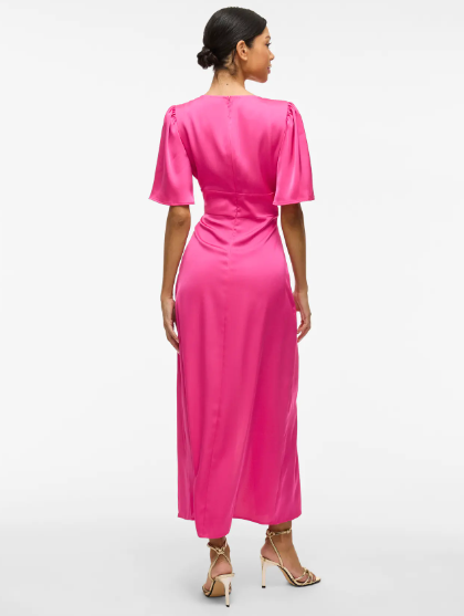 Ravenna Midi Dress - Raspberry Rose