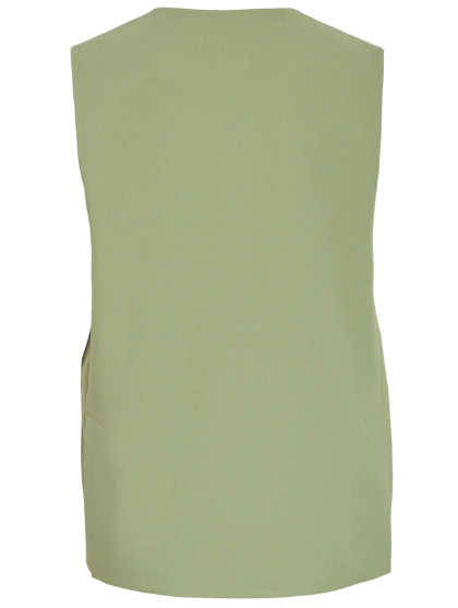 Piniema Sleeveless Tailored Vest - Sage