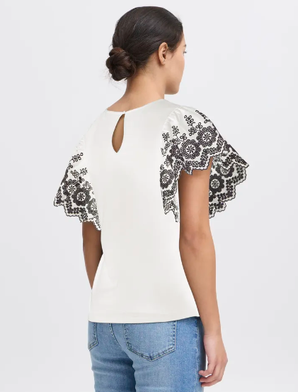 Malui Short Sleeve Top - White