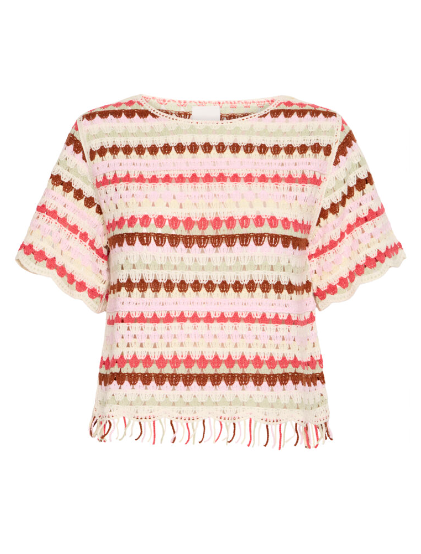 Bandie Crochet Top - Multi Colour