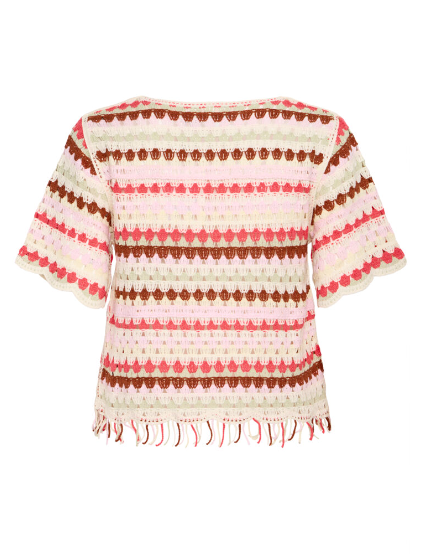 Bandie Crochet Top - Multi Colour