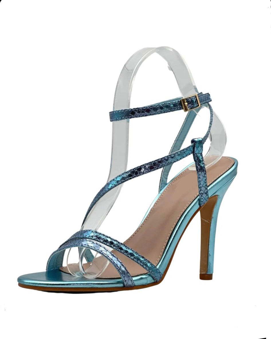 Nicole Strappy Sandal - Blue