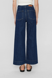 Paris Cropped Jeans - Dark blue