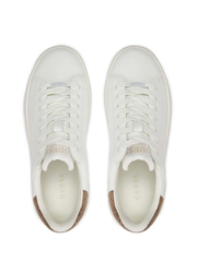 Guess Elbina Sneaker - Beige Logo/White