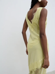 Robin Slip Maxi Dress - Pear Sorbet