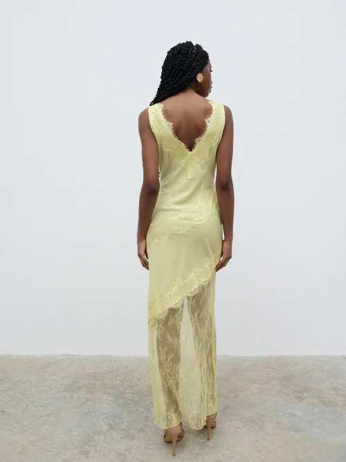 Robin Slip Maxi Dress - Pear Sorbet