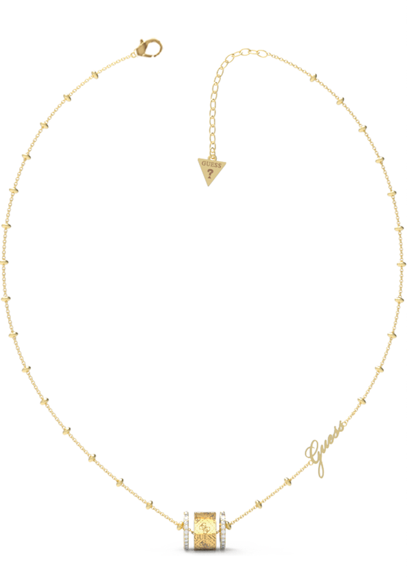 Gold guess necklace best sale