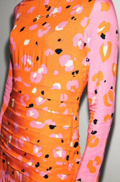 Pink Animal Mona Dress