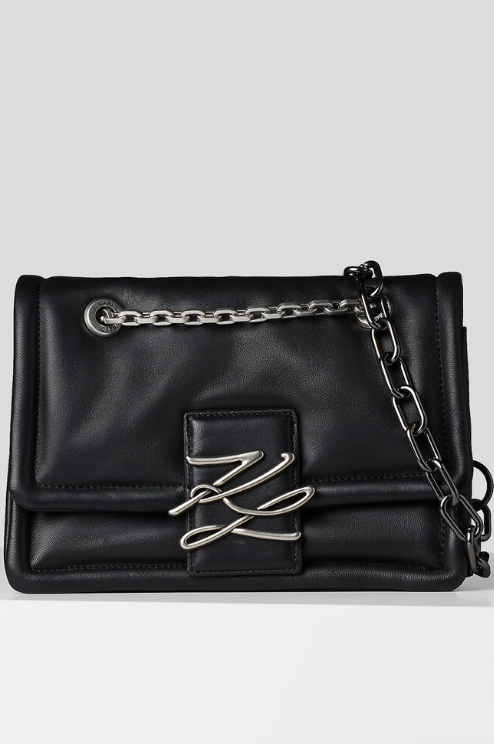 Karl Lagerfeld K/Autograph Medium Leather Belt