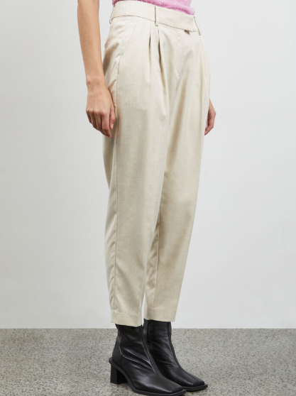 Vilna Pants - Pale Khaki Melange