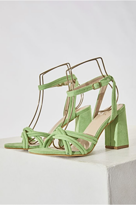 Raya Block Heels - Green