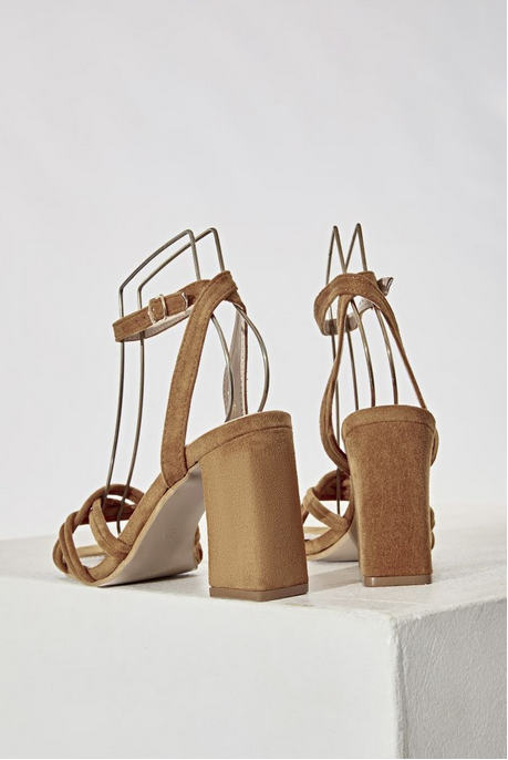 Raya Block Heels - Camel